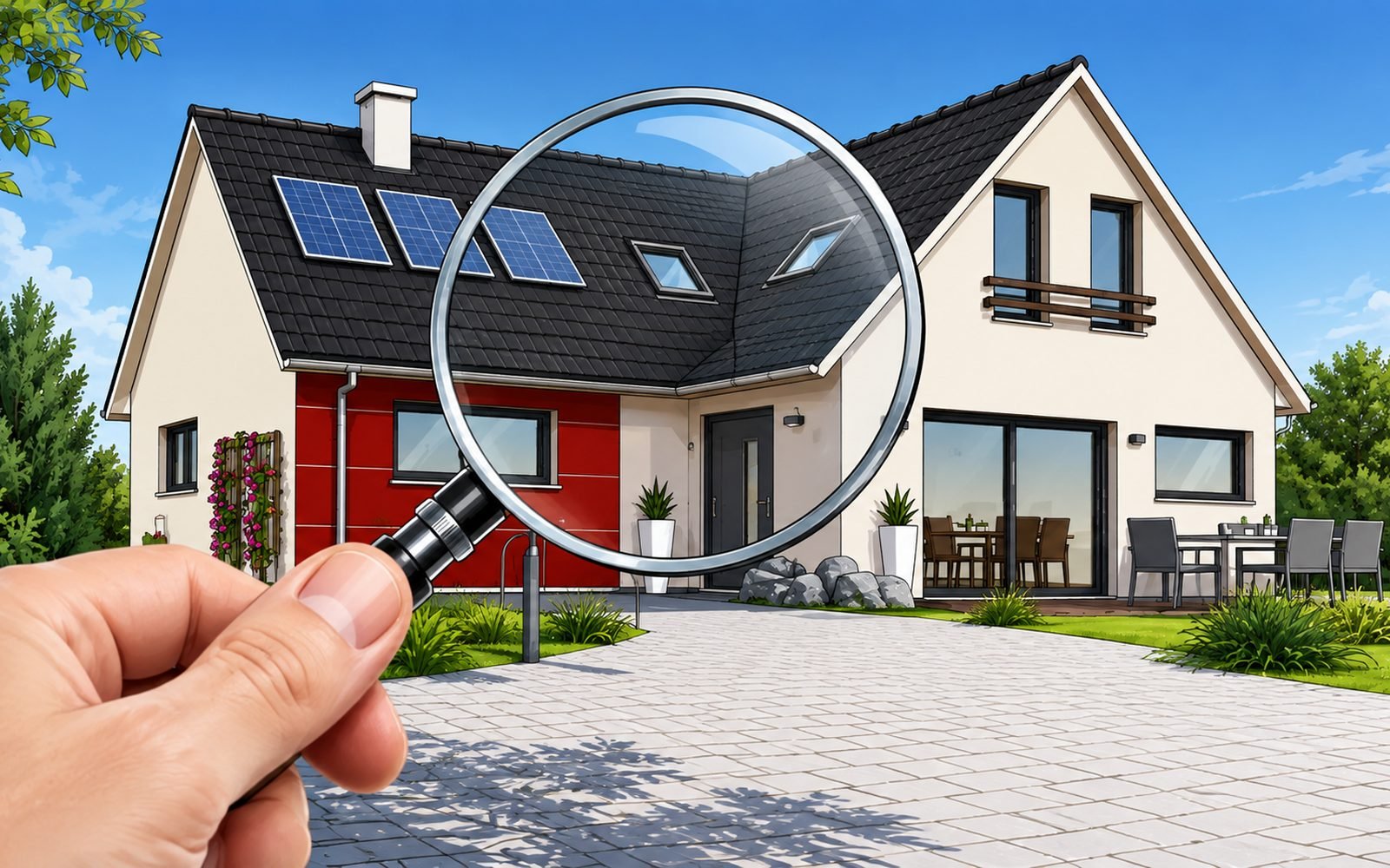 Residential home inspection in progress